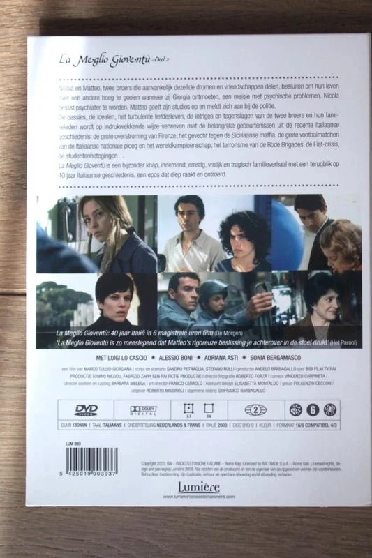 dvd La mejor juventud I & II (La mejor juventud) – photo 3